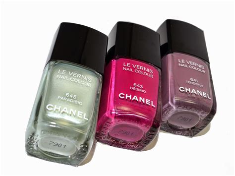 chanel 645 paradiso|Chanel Spring 2015 Le Vernis Nail Colours Reviews, Photos, .